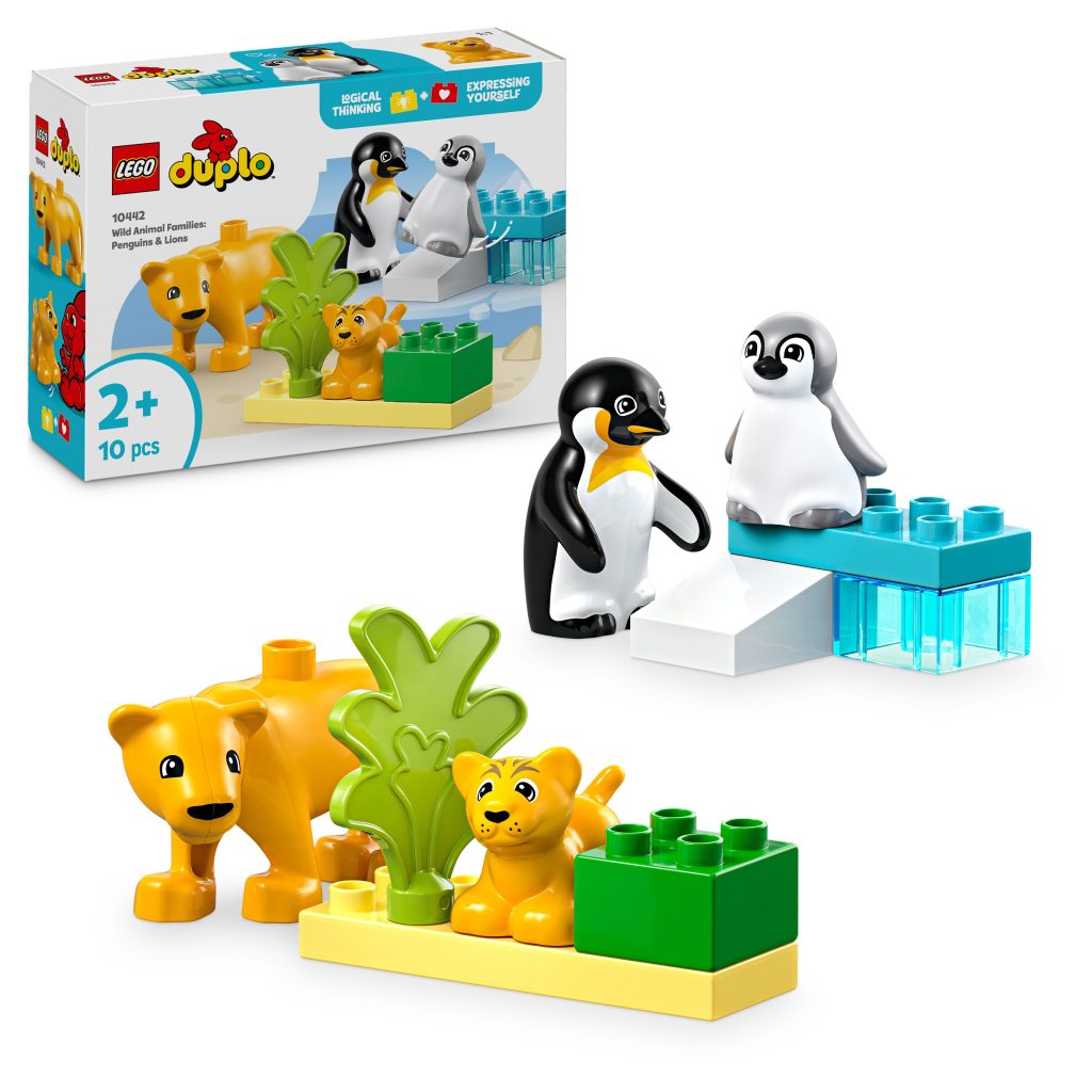 Produktabbildung Wildtier-Familien: Pinguine und Löwen