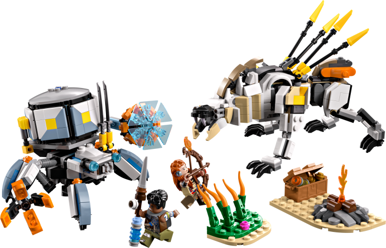 Aloy und Varl vs. Panzerwanderer und Sägezahn