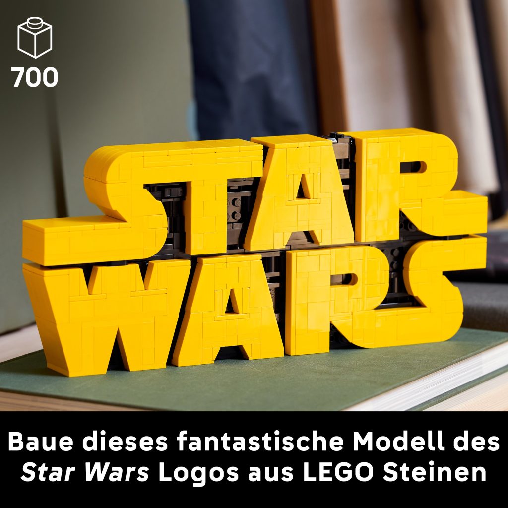 Produktabbildung Star Wars™ Logo aus LEGO Steinen