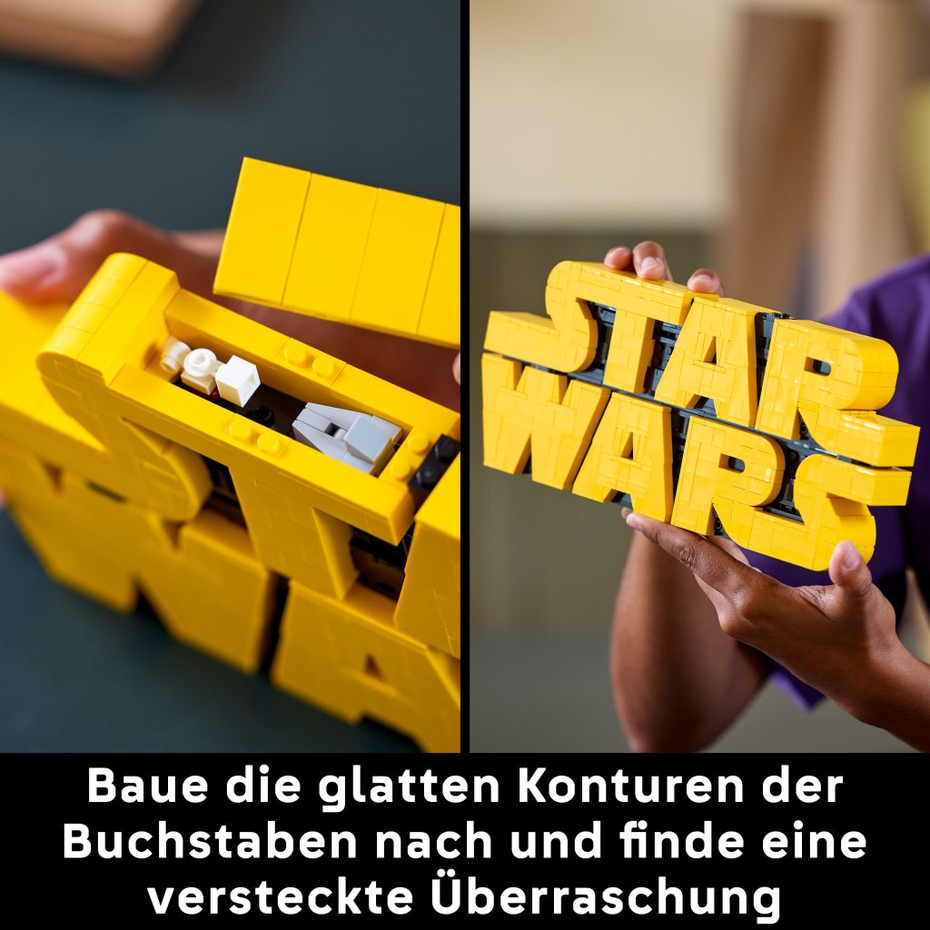 Produktabbildung Star Wars™ Logo aus LEGO Steinen
