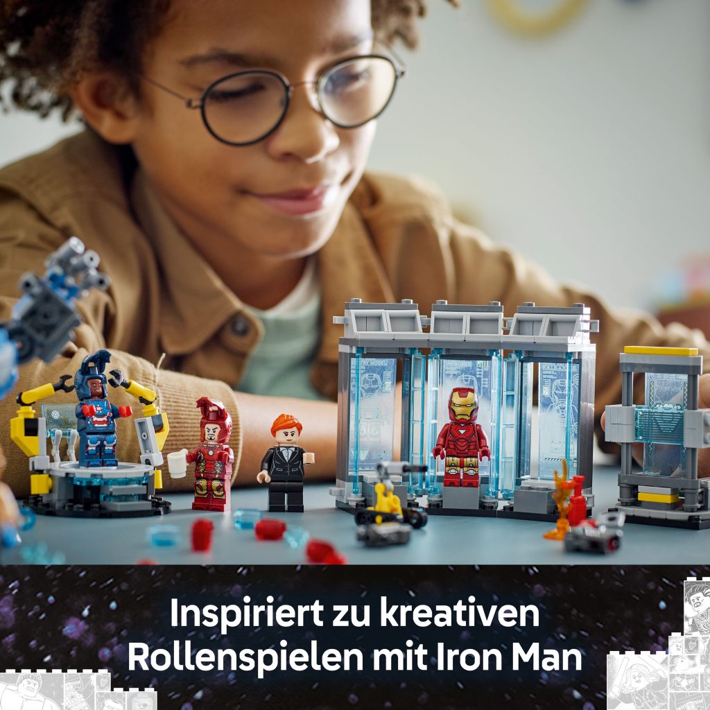 Produktabbildung Iron Mans Labor: Halle der Rüstungen