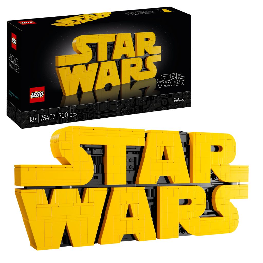 Produktabbildung Star Wars™ Logo aus LEGO Steinen