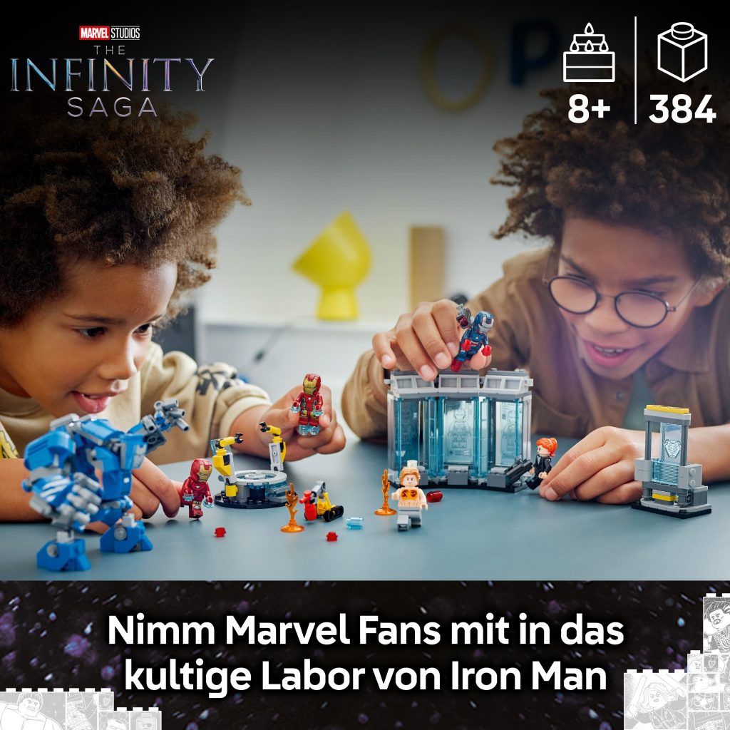 Produktabbildung Iron Mans Labor: Halle der Rüstungen