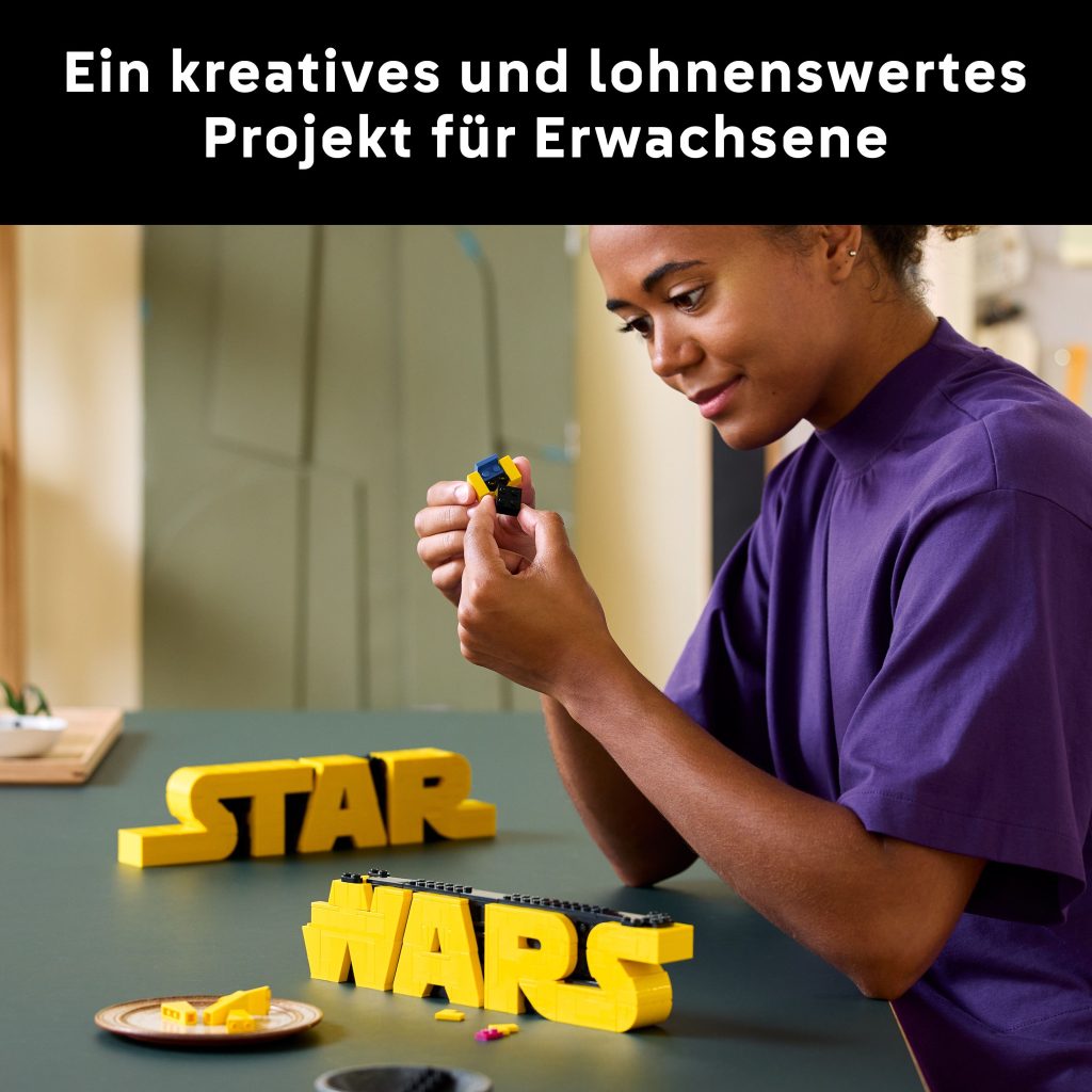 Produktabbildung Star Wars™ Logo aus LEGO Steinen