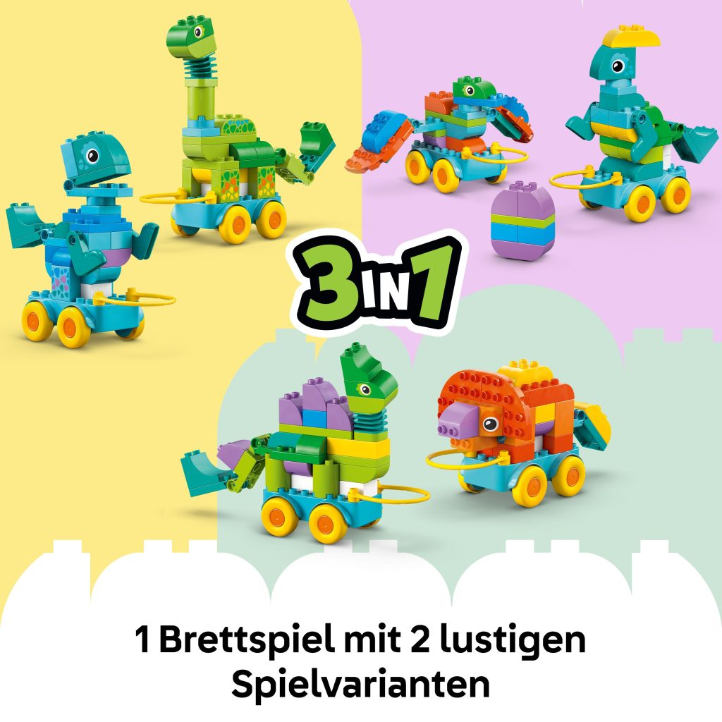 Produktabbildung Dinos auf Rädern 3-in-1-Set