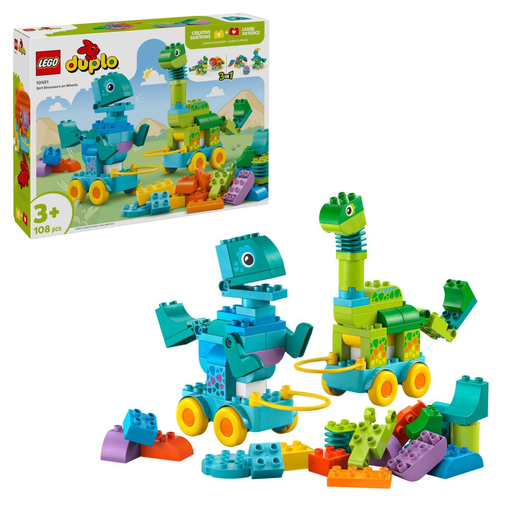 Produktabbildung Dinos auf Rädern 3-in-1-Set
