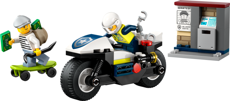 Verfolgungsjagd mit dem Polizeimotorrad