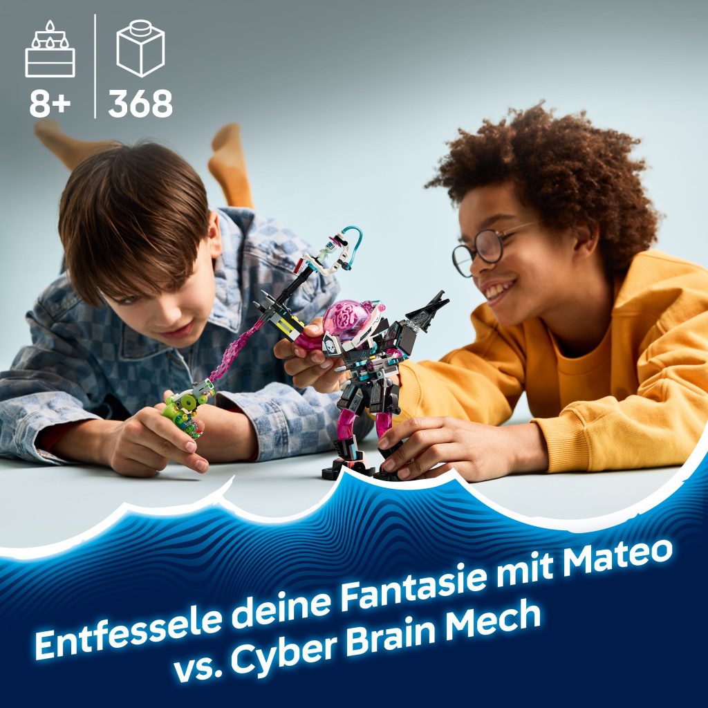 Produktabbildung Mateo vs. Cyberhirn-Mech