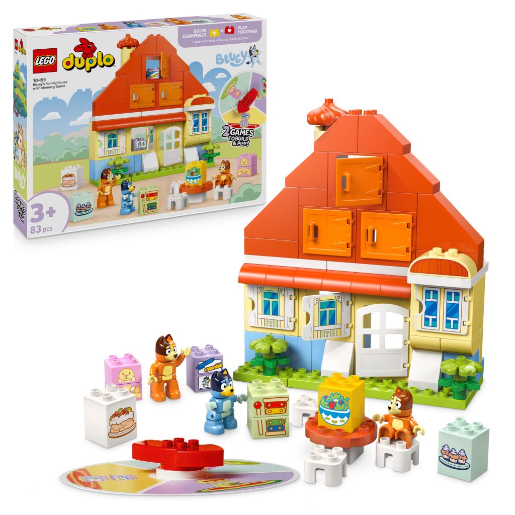 Produktabbildung Blueys Familienhaus mit Memory-Spiel