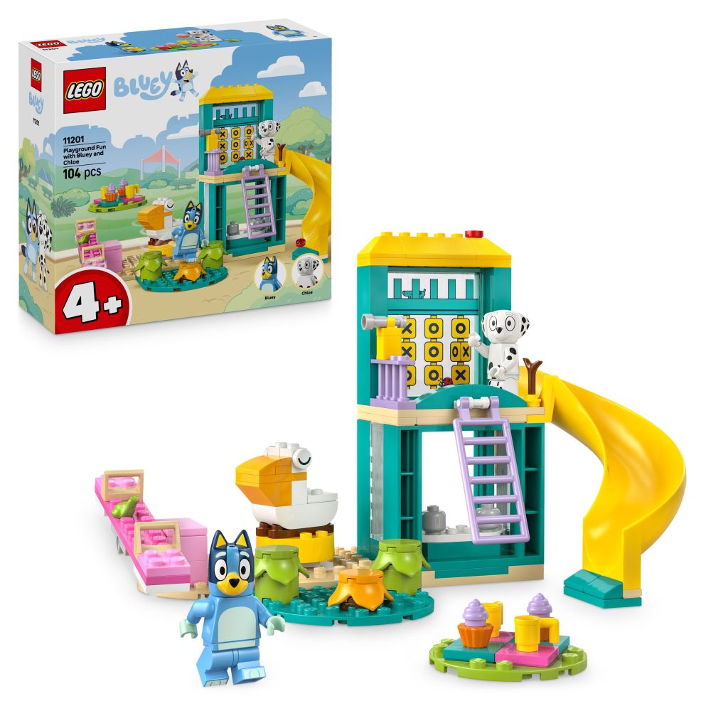 Produktabbildung Bluey und Chloe auf dem Spielplatz